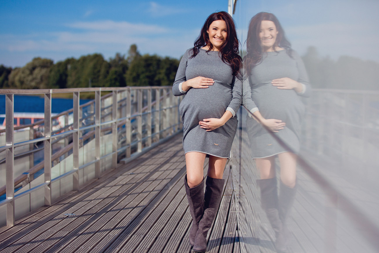 Jezioro Ukiel sesja ciążowa w Olsztynie